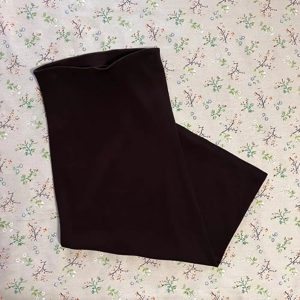 OGL Women's Maxi Skirt in Dark Brown - Picture 4 of 10